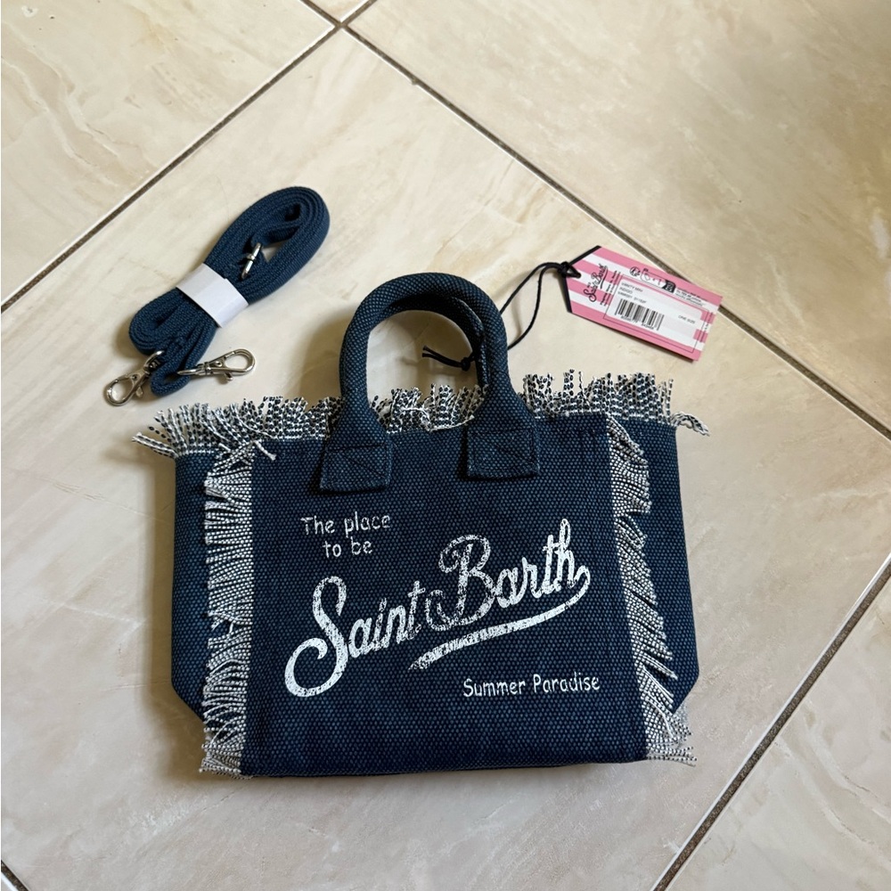 MC2 Saint Barth Navy Blue Tote Bag